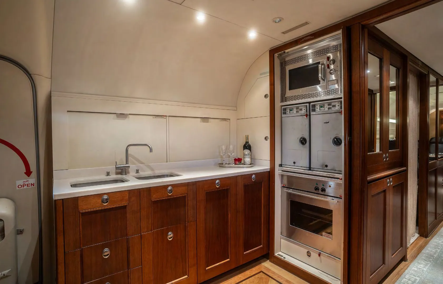 Luxury onboard interior